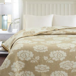 Frazada Belle Noite Reci Flor / 2 Plazas