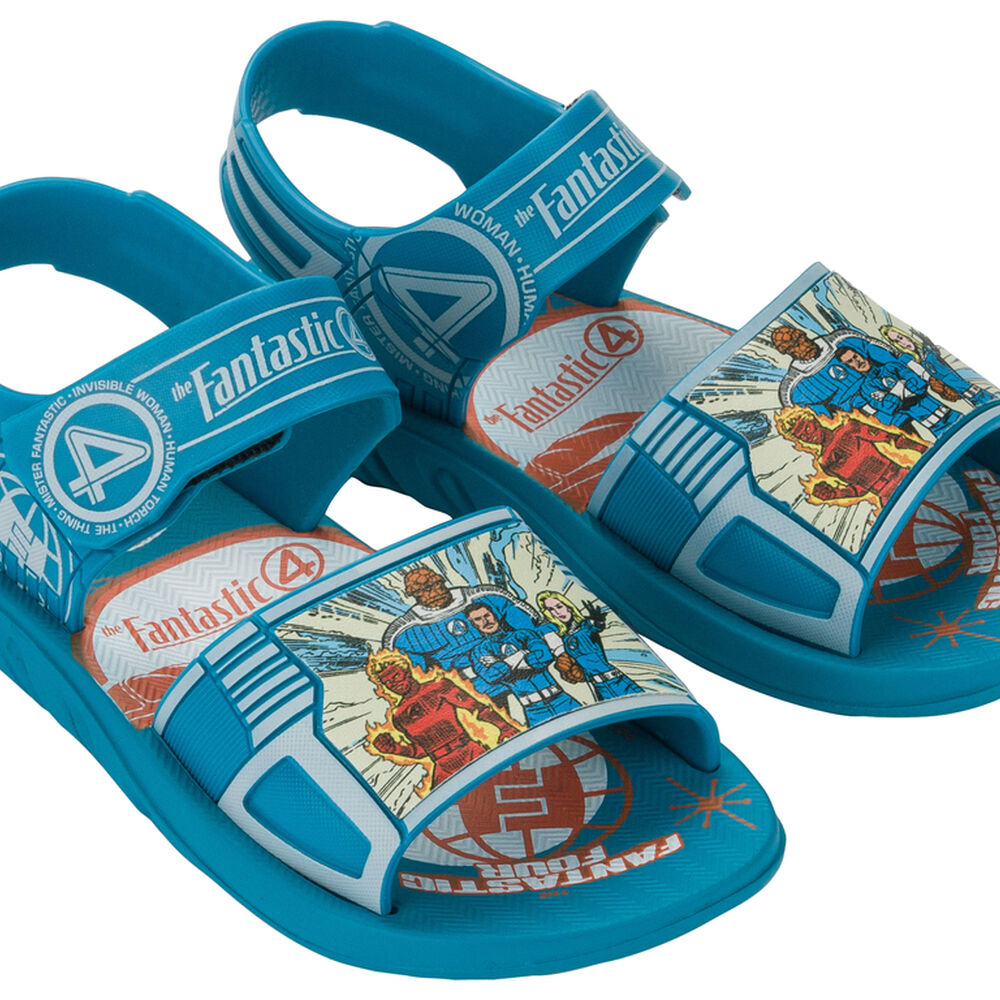 Sandalia Infantil Azul 4 Fantasticos Ipanema image number 2.0
