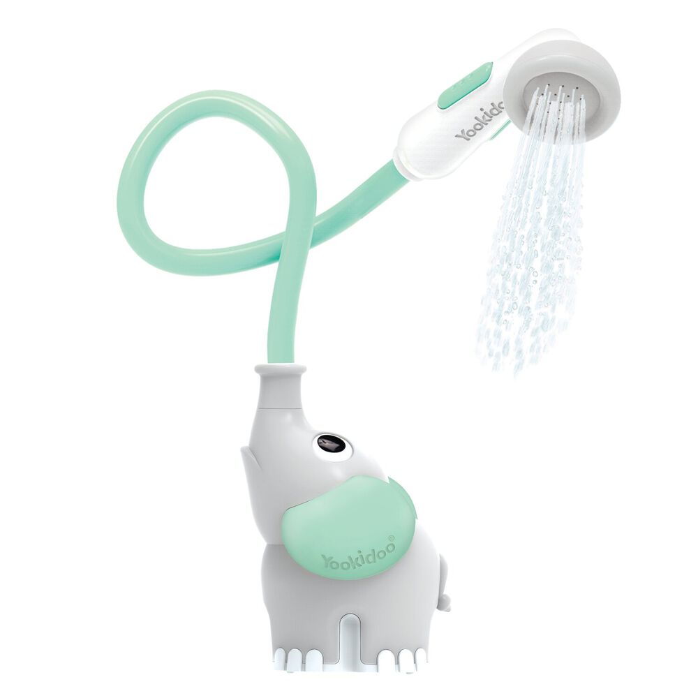Juego De Baño Elefante Ducha Interactivo Turquesa Infantil Bebé Niño Niña Tina Yookidoo image number 0.0