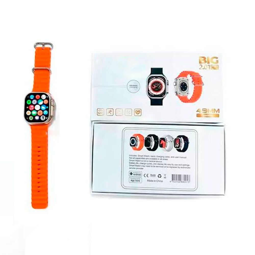 Reloj T&aacute;ctil Inteligente Smartwatch Lm39 49mm image number 1.0