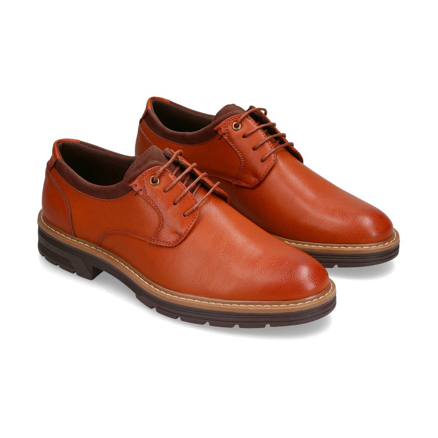 Zapato De Vestir Hombre Az Black Camel image number 1.0