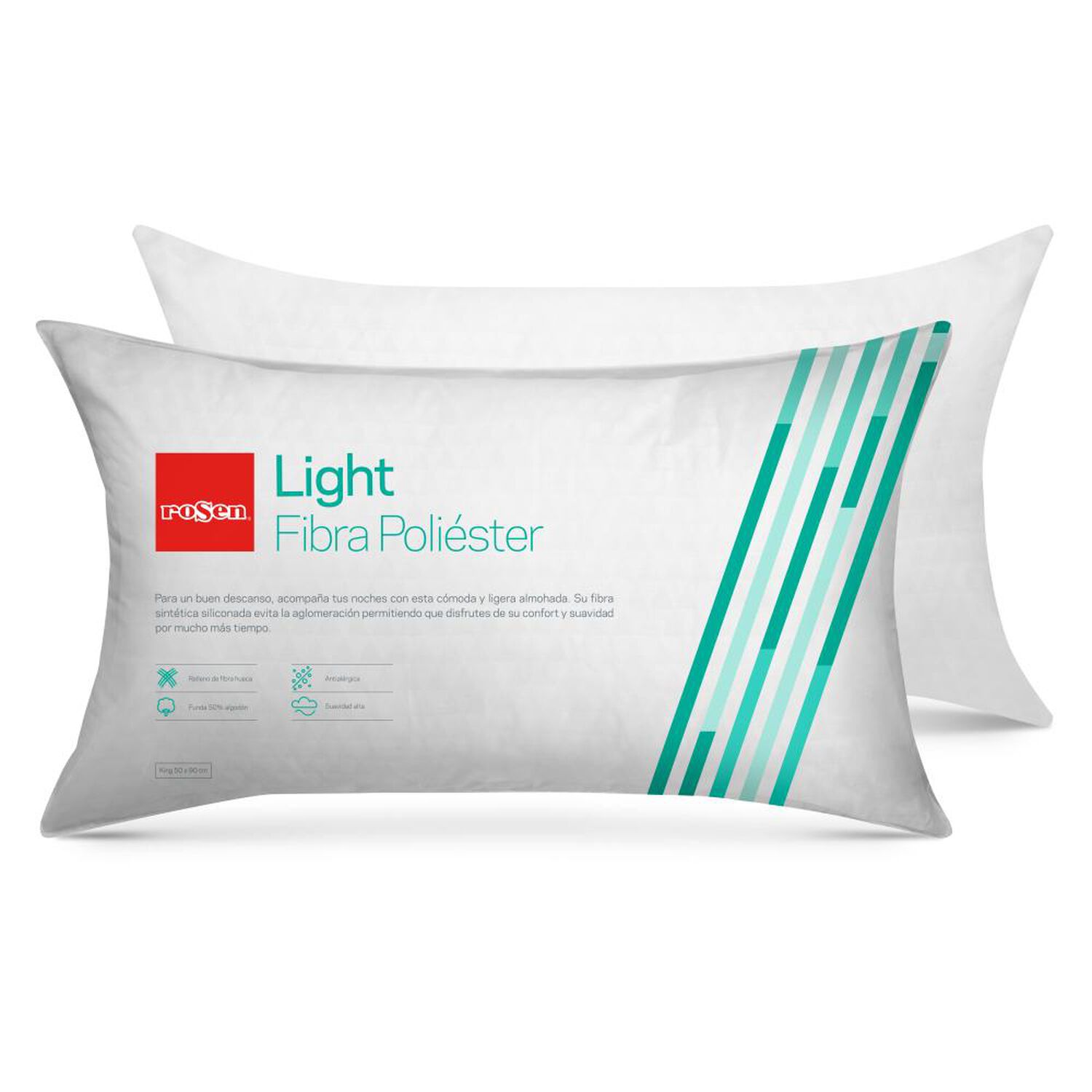 Pack de Almohadas Rosen Light / 50x90 Cm / 2 Unidades image number 3.0