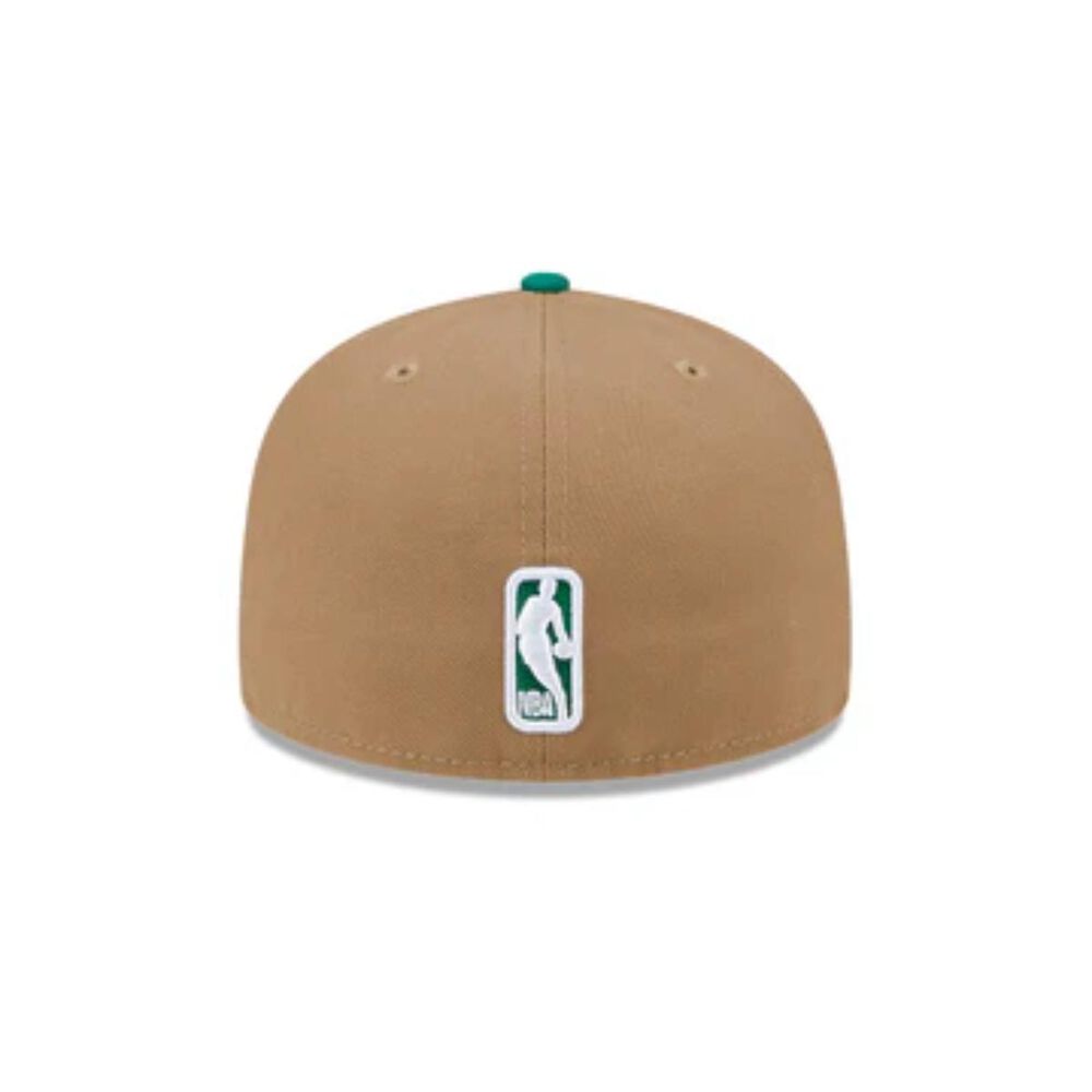 Gorra 59fifty Boston Celtics Nba 8-bit Wordmark Beige image number 5.0