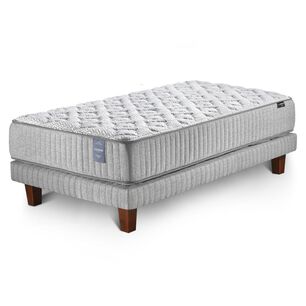 Cama Europea Cannon Home Hybrid Visco / 1.5 Plazas / Base Normal