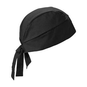 Gorro O Bandana De Cocina Negro Chef