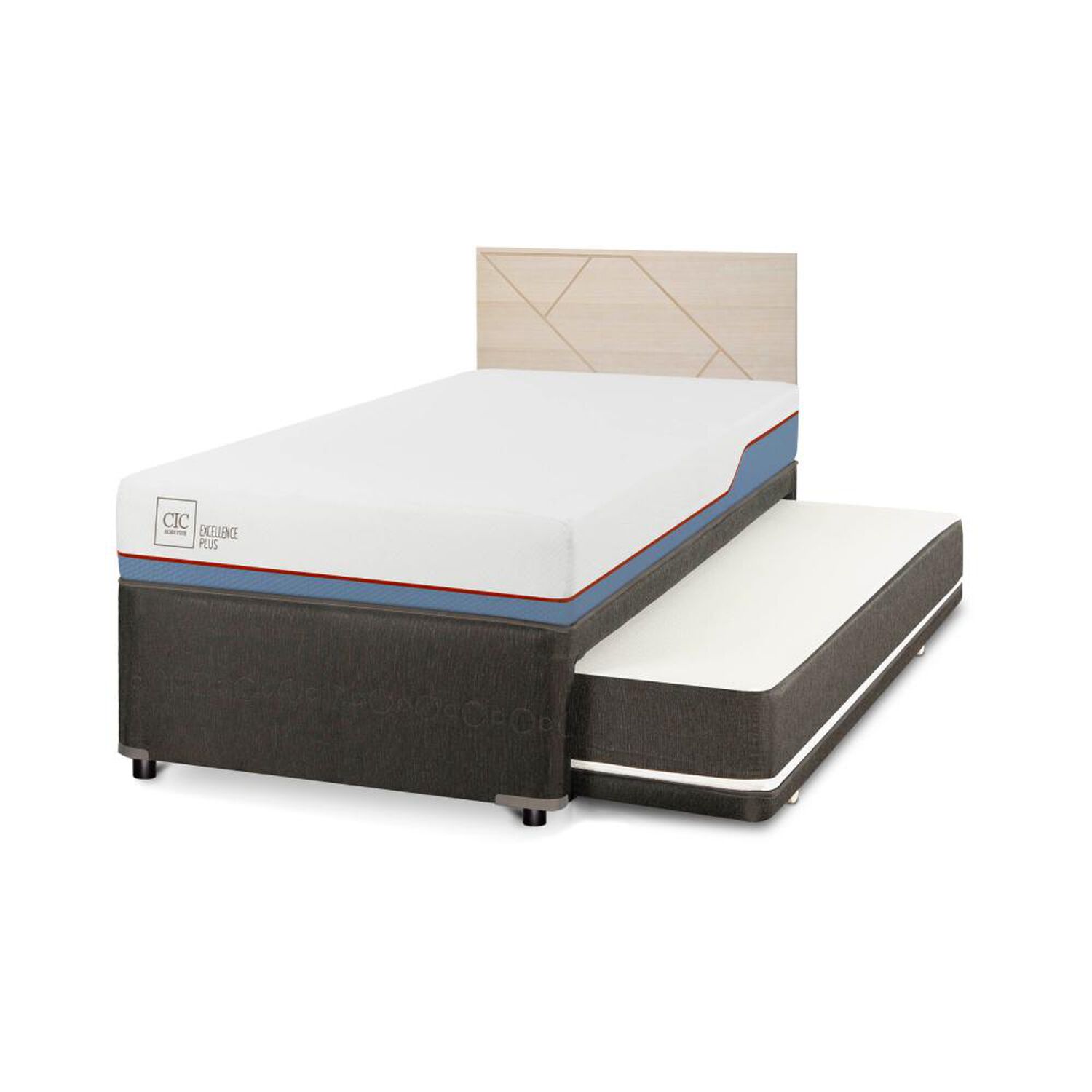 Cama Nido Cic Cama Nido / 1.5 Plazas / Base Funcional + Respaldo image number 1.0