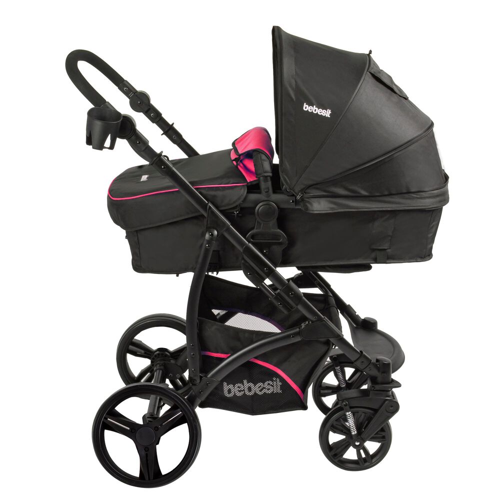Coche Cuna Travel System Explorer Rosado image number 1.0