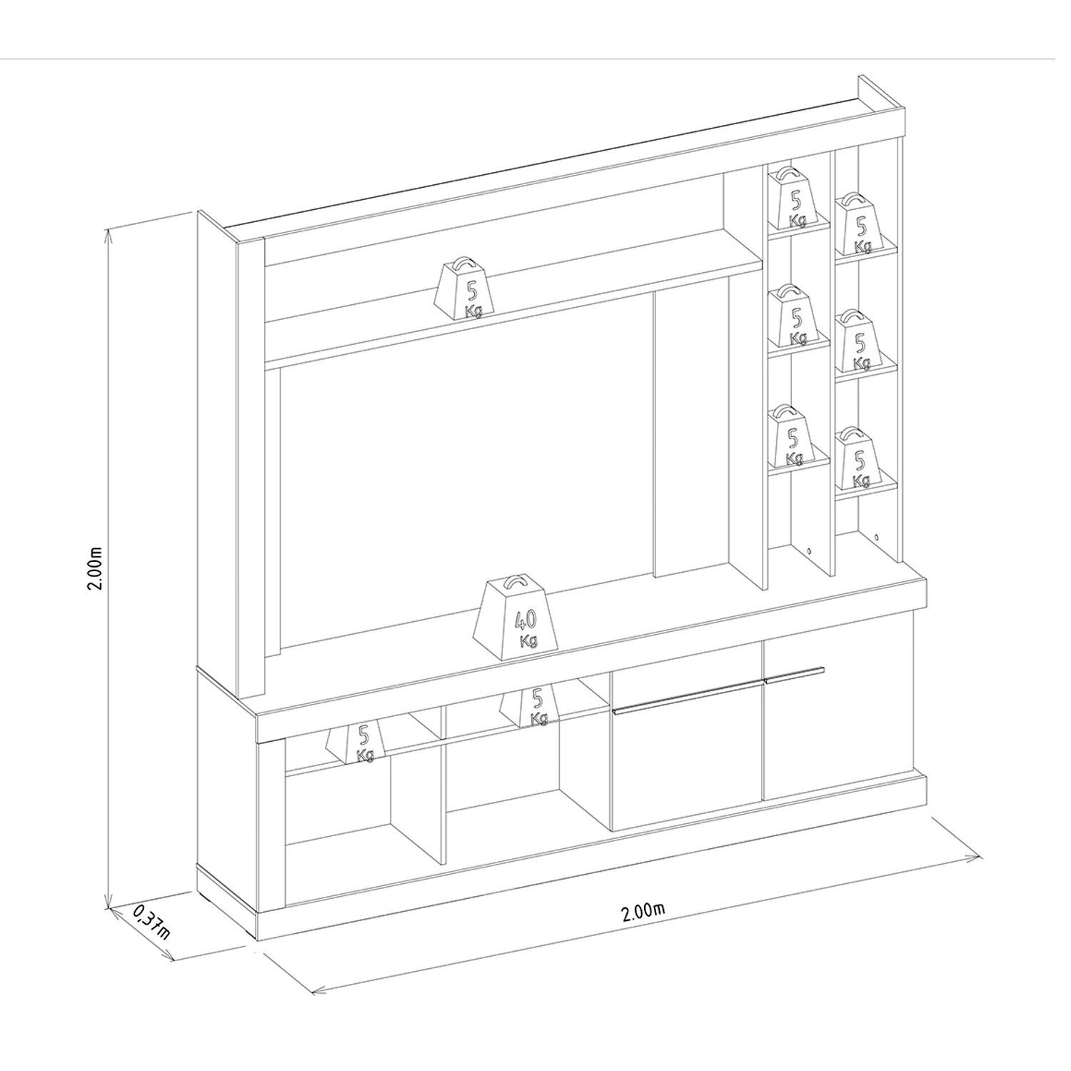 Home Tv Di Poretti Design Canelaa / 2 Puertas image number 3.0