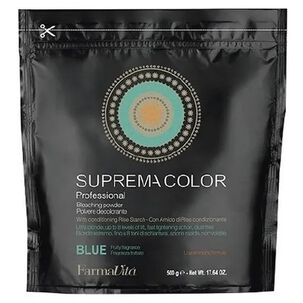 Farmavita Decolorante Suprema Color 500 Grs Tono Azul