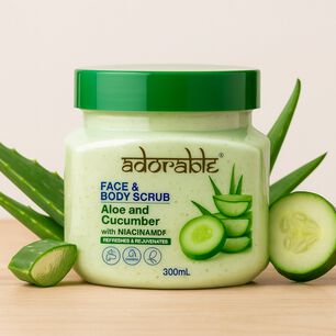 Adorable Exfoliante Aloe & Cucumber Con Niacinamide 300 Ml
