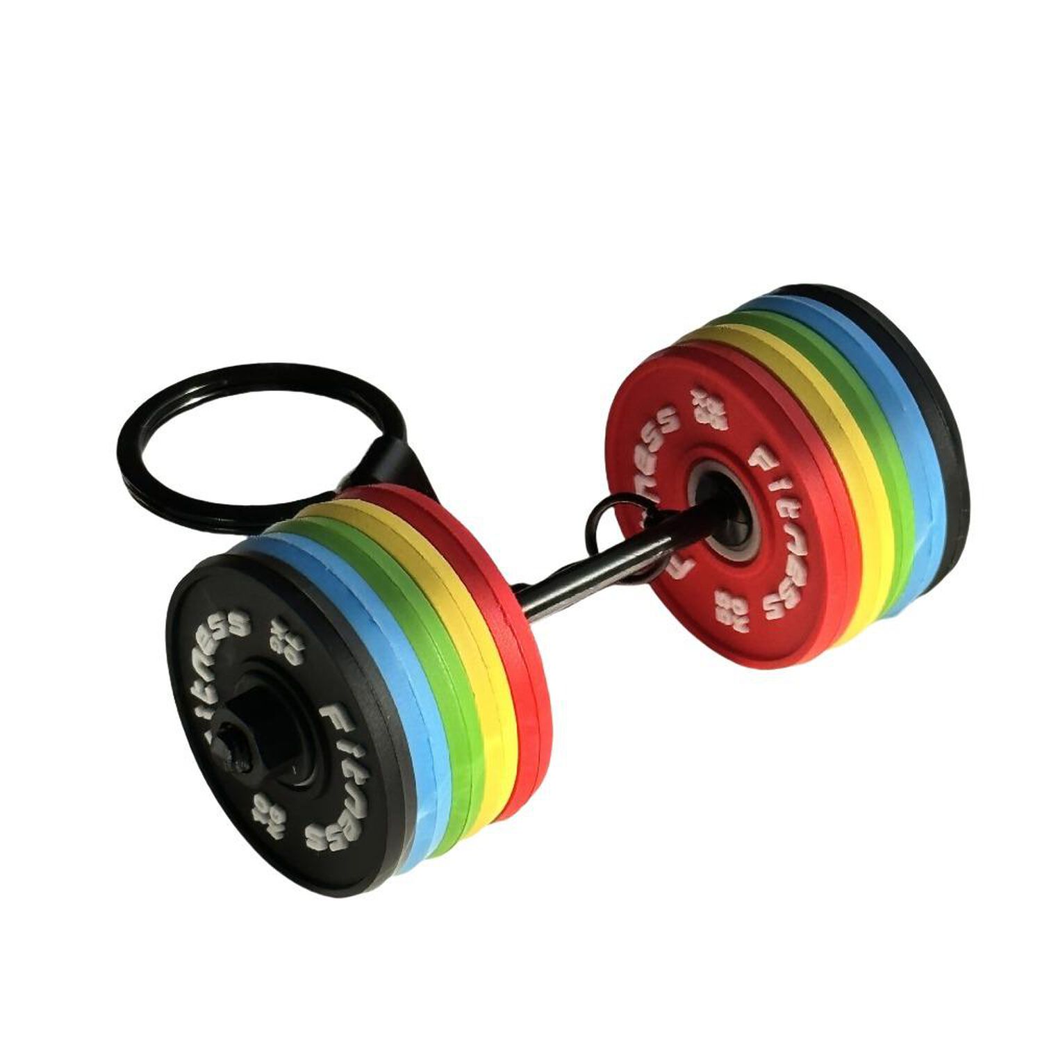 Llavero 3d Barra Con Pesas Discos Desmontable Crossfit Gym image number 4.0