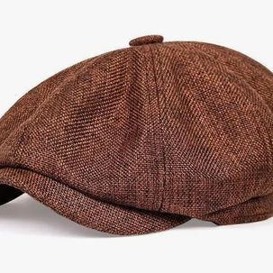 Boina Invierno Hombre Elegante Café