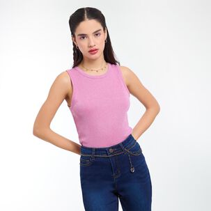 Polera Sin Mangas Cuello Redondo Mujer Freedom