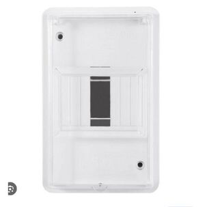 Tablero Electrico Embutir 4 Puestos Con Riel 4din Pvc Autoextinguible