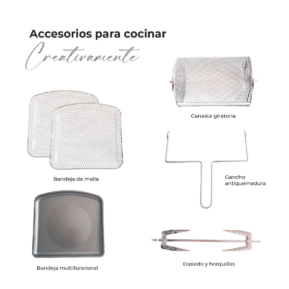 Freidora De Aire Max Edition 12l Kitchen-it image number 4.0