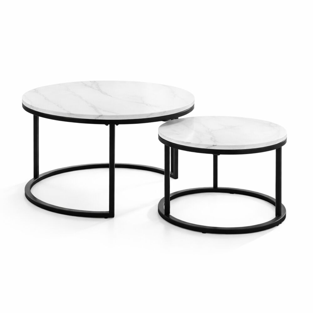 Set 2 Mesas De Centro Nido Dise&ntilde;o Moderno image number 0.0