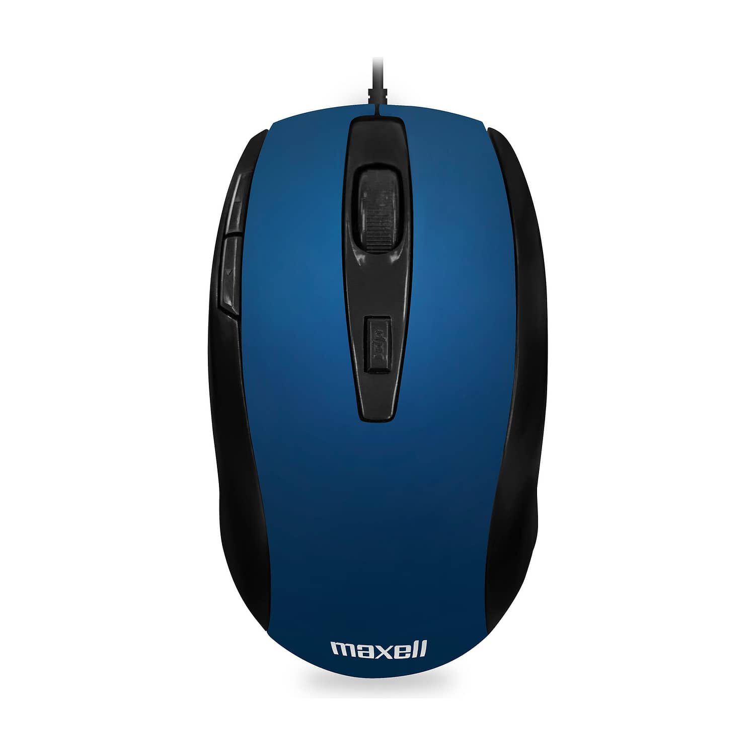 Mouse &Oacute;ptico Maxell 5 Botones Mowr-105 Azul image number 0.0