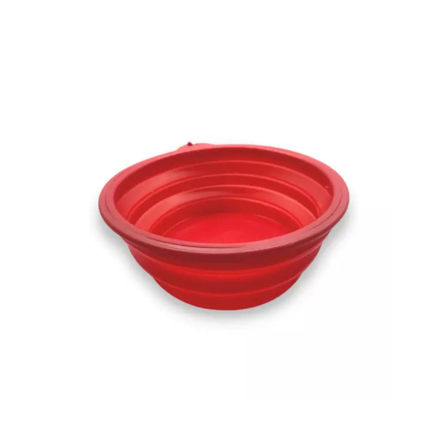 Plato Plegable De Comida Minnie Rojo Para Mascotas image number 1.0