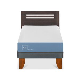Cama Europea Cic Excellence / 1 Plaza / Base Normal + Respaldo