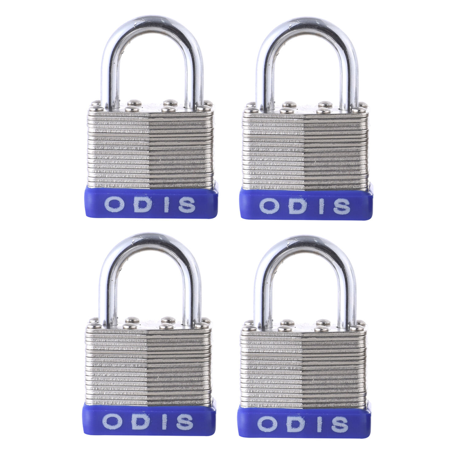 Pack 4 Candados Laminado Odis 40mm - Llaves Iguales image number 1.0