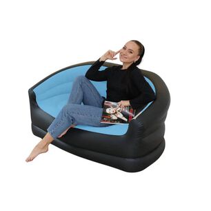 Sof&aacute; Inflable Doble Para Acampar Y Hogar Tumbona Port&aacute;til