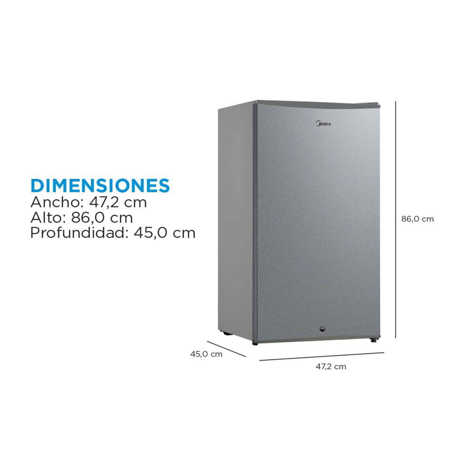 Frigobar Midea MDRD142FGE50 / Fr&iacute;o Directo / 93 Litros / D image number 3.0