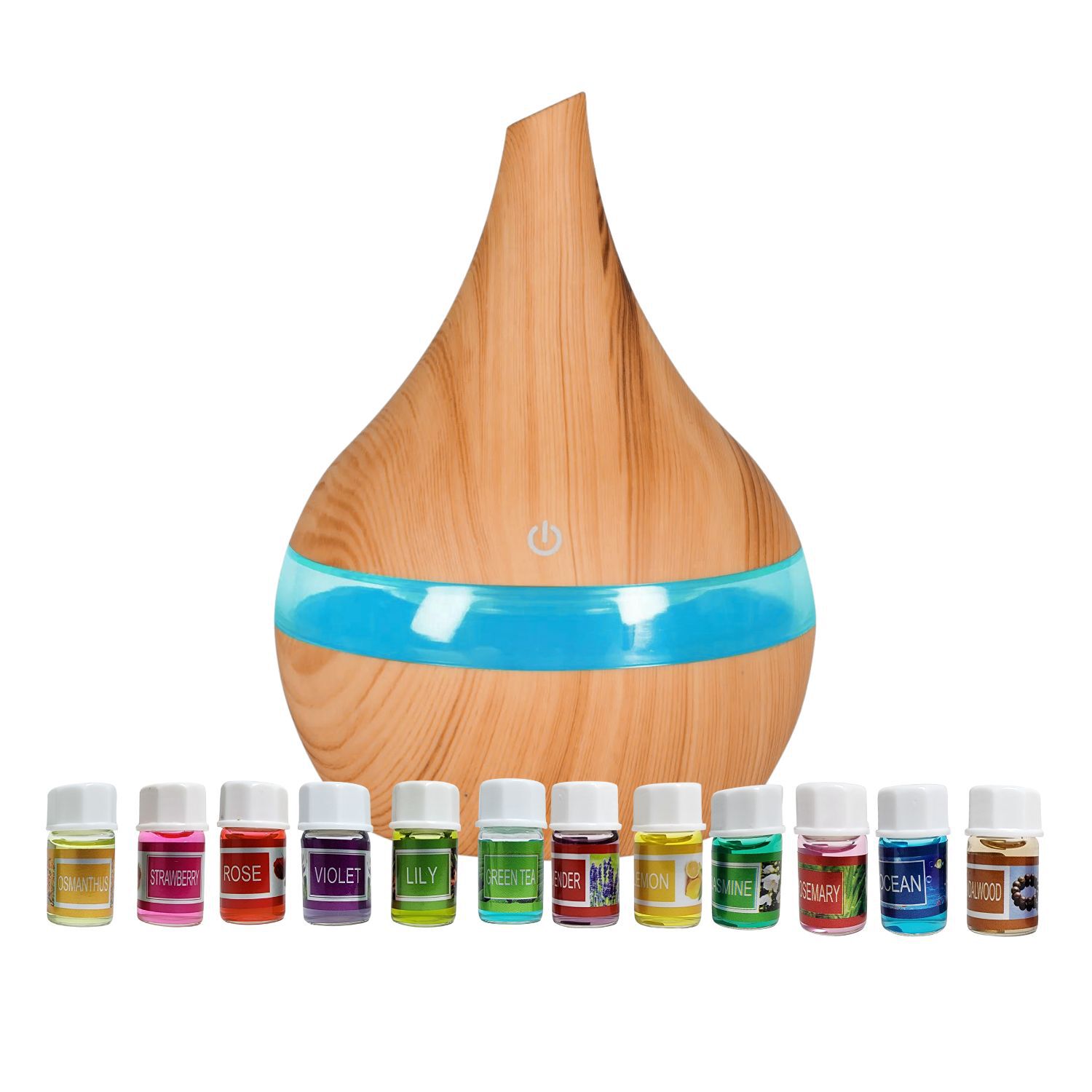 Pack Humidificador Marron Claro + 12 Esencias Aromaticas image number 6.0
