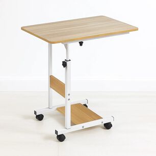 Mesa Escritorio Ajustable Para Computador Roble