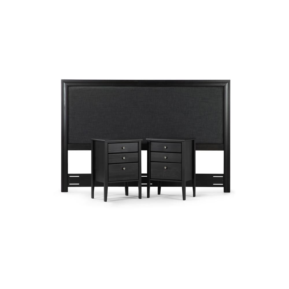 Cama Europea Rosen Nolita / King / Base Dividida + Set De Maderas Nolita Grafito image number 7.0