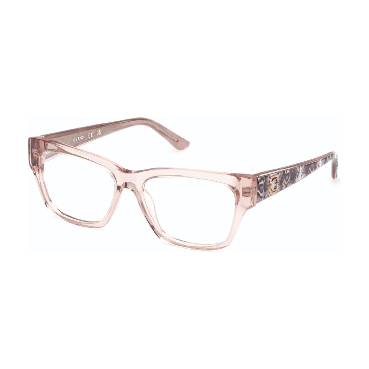 Lentes &Oacute;pticos Rosado Transparente Guess image number 1.0