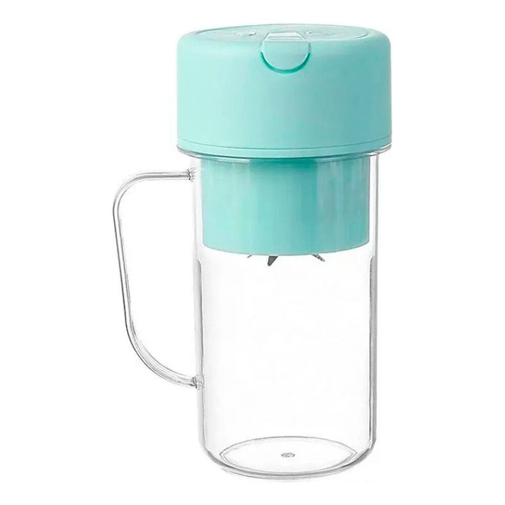 Vaso Licuadora Portátil 420ml Verde Agua Ideal Viajes image number 0.0