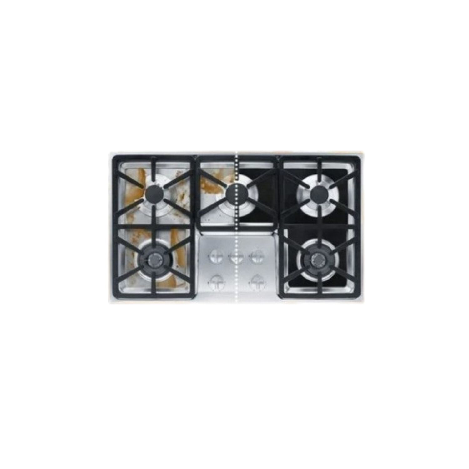 Protector Antiadherente Estufa 4pzs Antiderrame Negro image number 3.0