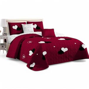 Cubrecama De Verano 2 Plazas Quilt + 2 Fundas De Almohada Cobertor Delgado Qvr2-98