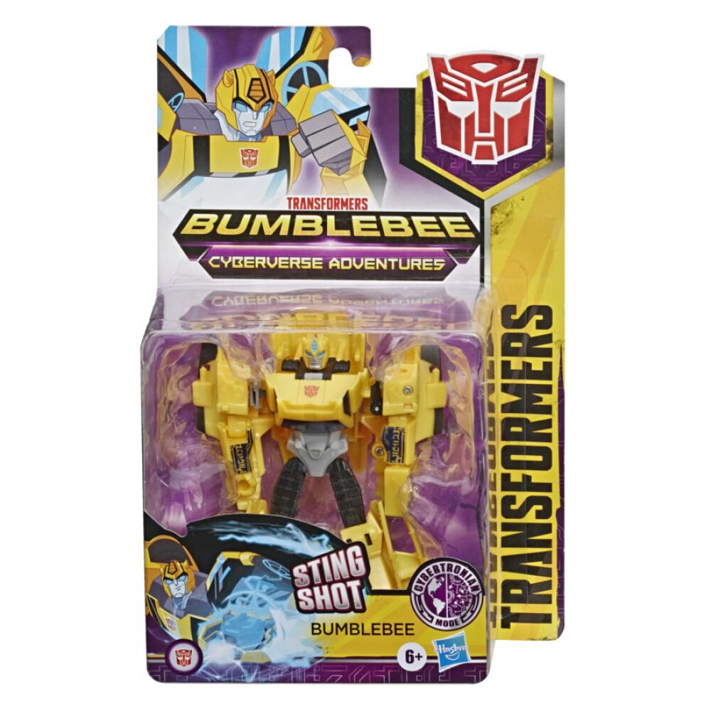 Figura De Accion Transformers Cyberverse Warrior Bumblebee image number 0.0