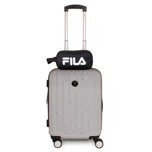 Pack Maleta Cabina Con Usb Flip Gris 10kg + Neceser Spark Fila