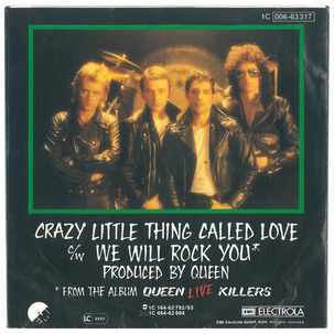 Queen - Crazy Little Thing Called Love/we Will Rock You| 7'' Single Vinilo Usado