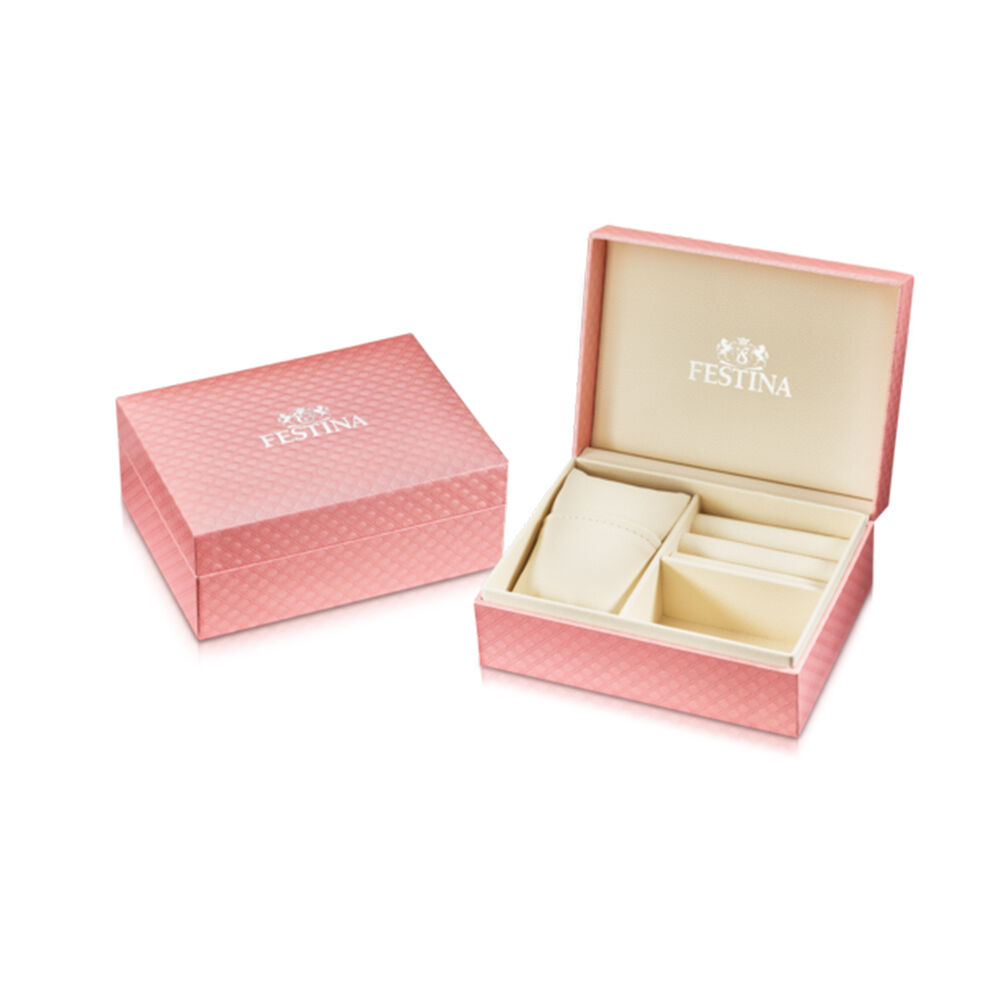 Reloj F20557/3 Festina Champaña Mujer Acero Clasico image number 1.0