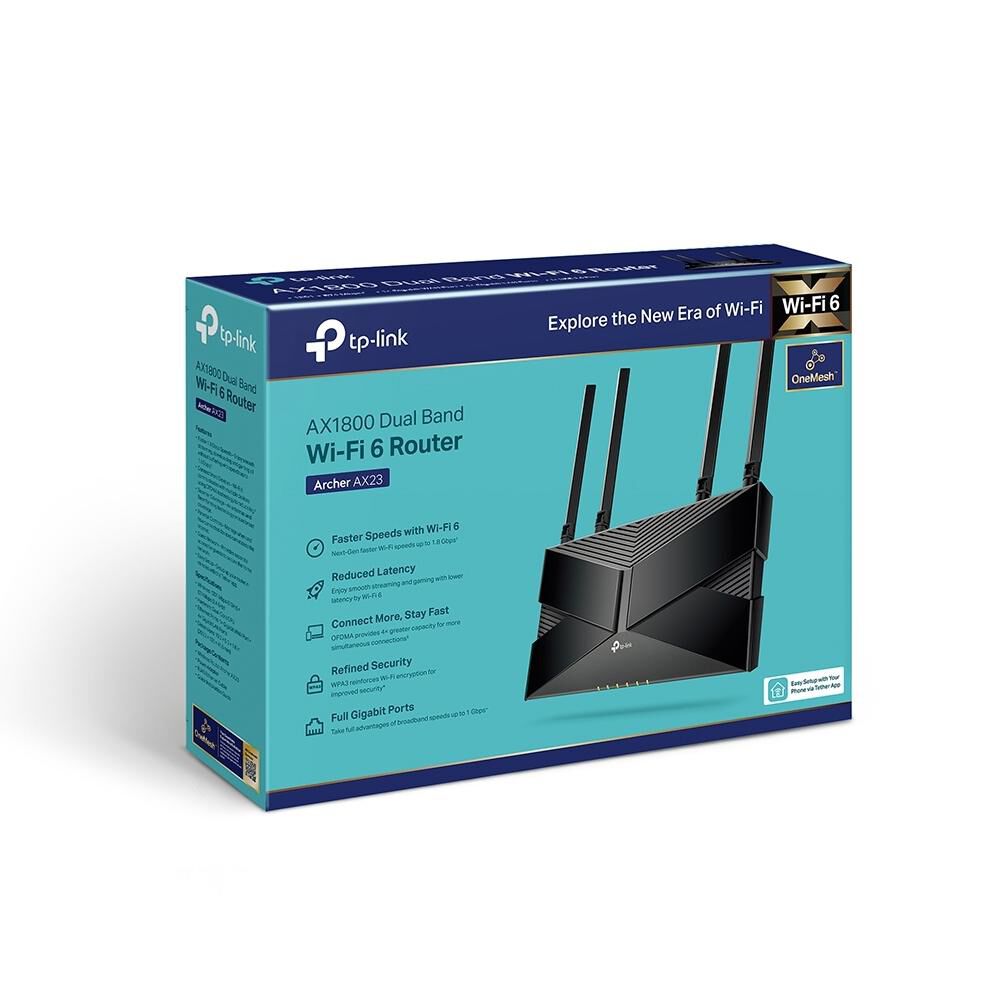 Router Tp-link Archer Ax23 Ax1800 Dual-band Wi-fi 6 Negro image number 0.0