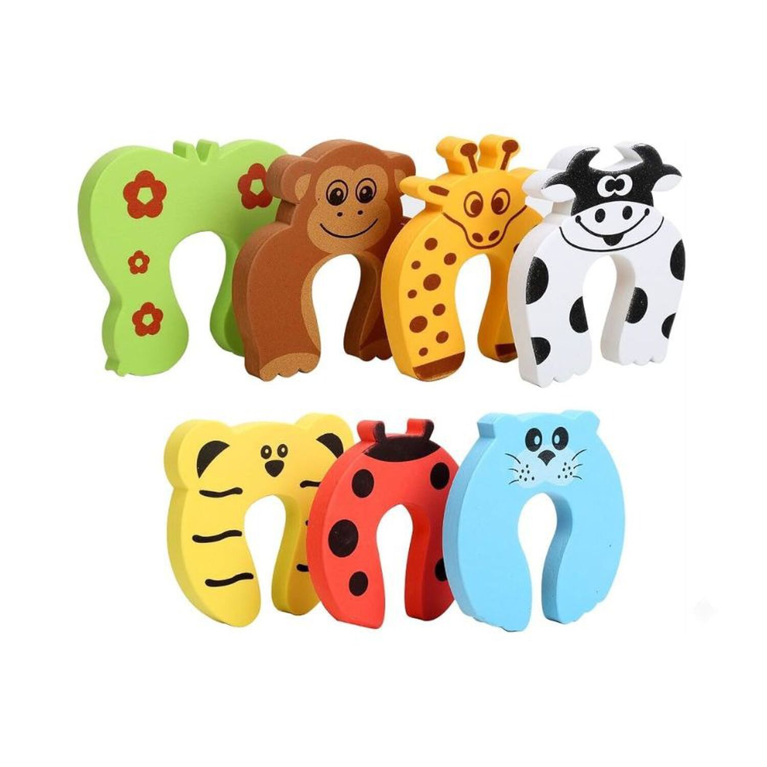 Pack 3 Topes Puerta Antigolpe Beb&eacute; Dise&ntilde;o Animales image number 3.0