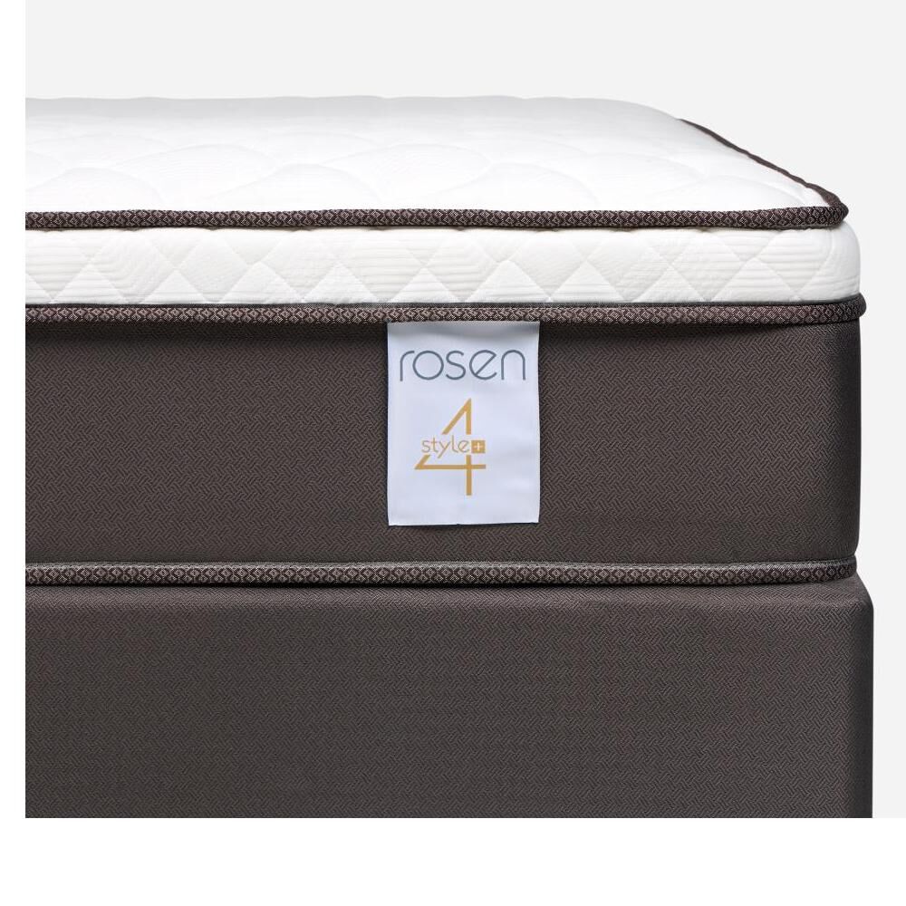 Cama Europea Rosen New Style 4 Plus / 1.5 Plazas / Base Normal image number 4.0