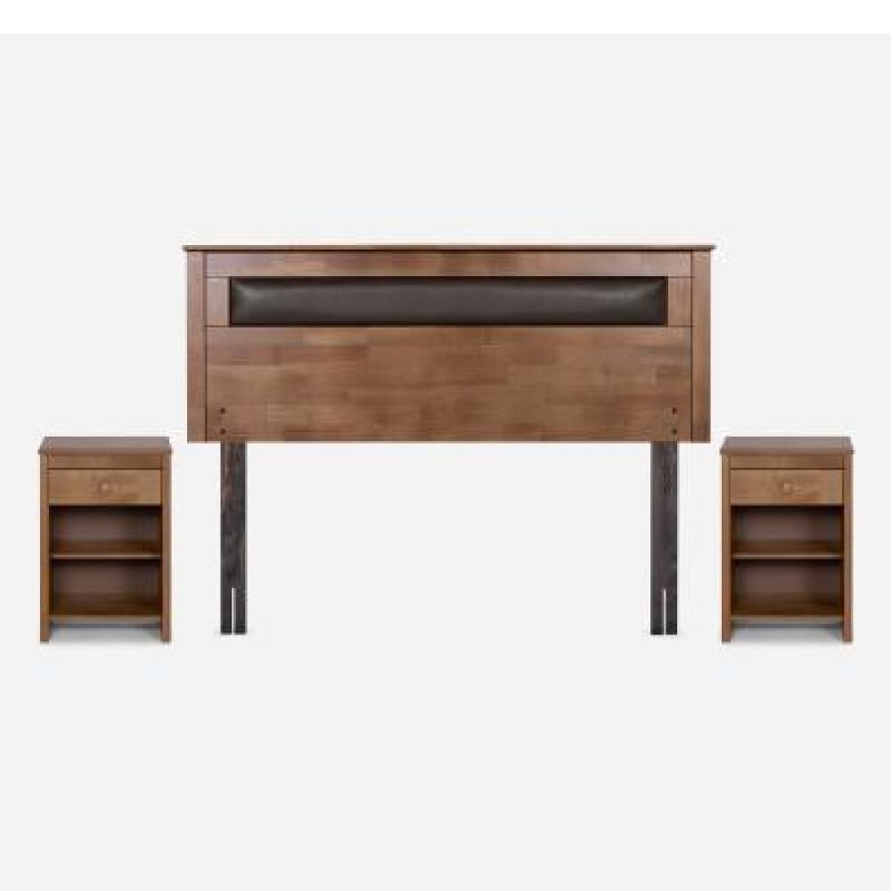 Cama Europea Rosen New Style 6 / 2 Plazas / Base Dividida + Set De Maderas image number 10.0
