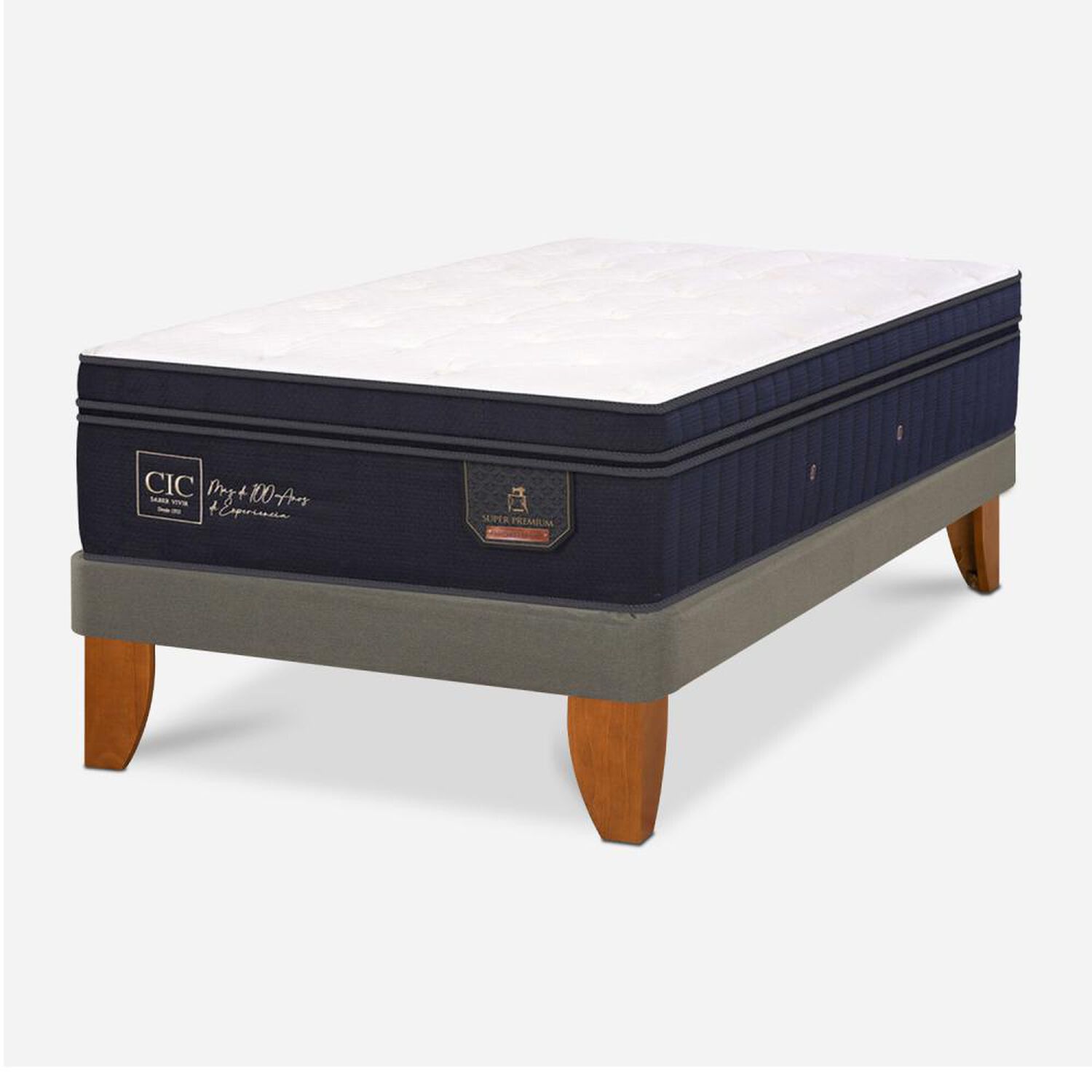 Cama Europea Cic Super Premium / 1.5 Plazas / Base Normal image number 1.0