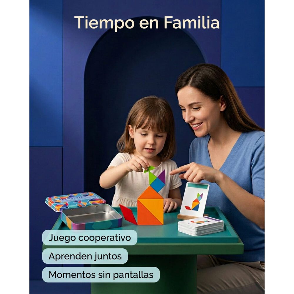 Set Juguete De Madera Rompecabezas Puzzles Ni&ntilde;os 67 Pcs image number 6.0