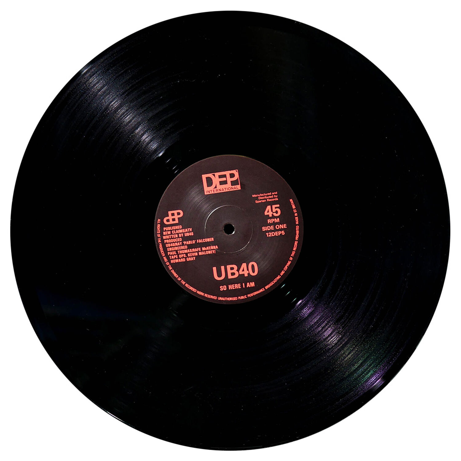 Ub40 - So Here I Am | 12" Maxi Single Usado image number 1.0