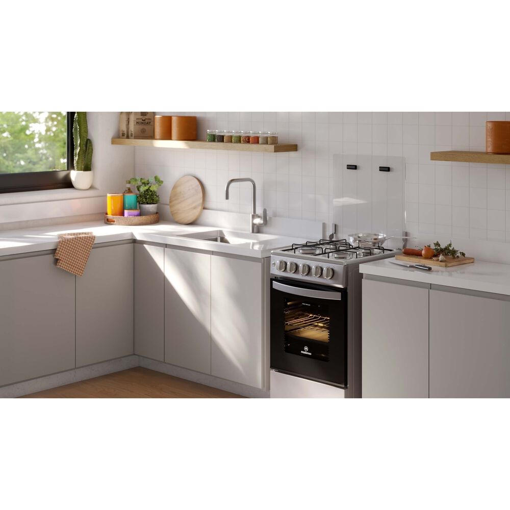 Cocina A Gas 4 Platos Limpiaf&aacute;cil Y Parrillas Alambr&oacute;n Fm4es image number 4.0