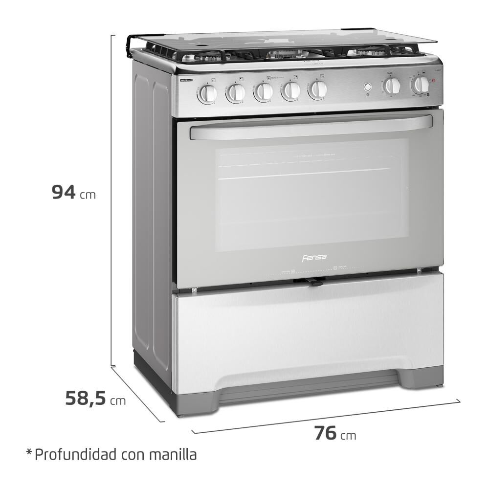 Cocina A Gas Fensa F 5500 T / 5 Quemadores image number 2.0