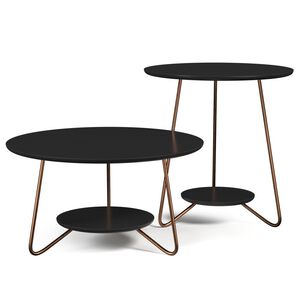 Set De Mesa De Centro + Mesa Lateral Altavisión Liz