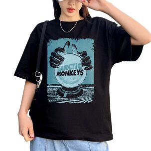 Polera Estampada Arctic Monkeys Integrantes Rock