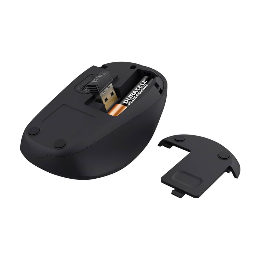 Mouse Inal&aacute;mbrico Silencioso Trust Yvi Eco Friendly Bk 24549 image number 3.0