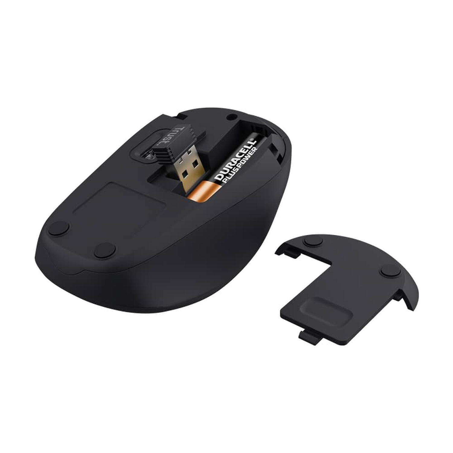 Mouse Inal&aacute;mbrico Silencioso Trust Yvi Eco Friendly Bk 24549 image number 3.0